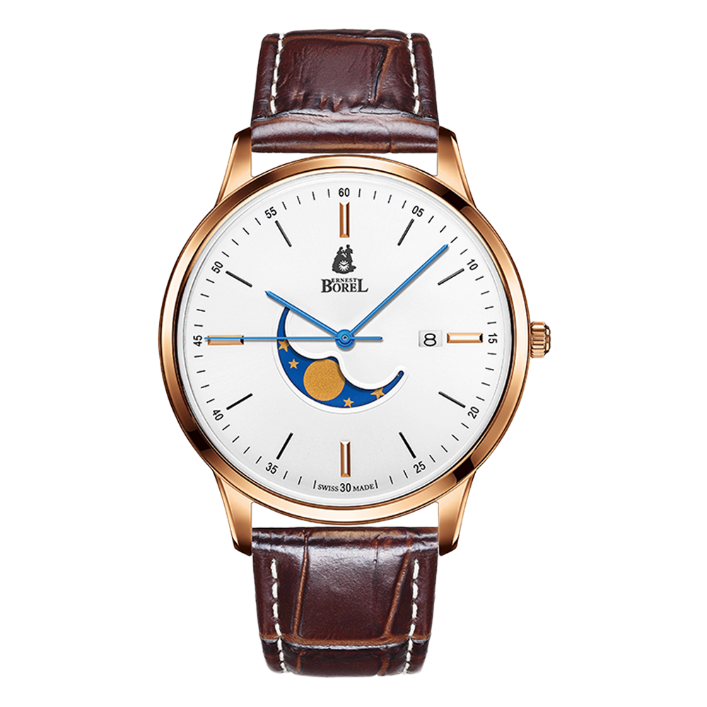 40mm Quartz Moon Phase