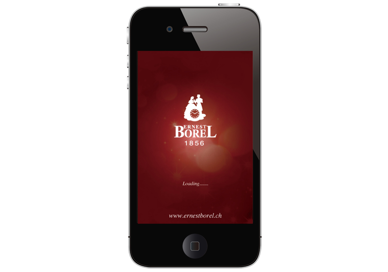 The iphone App of Swiss Ernest Borel is launched around the globe.