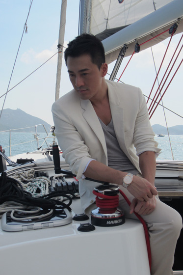 Raymond Lam (Lin Feng ) embarks on a romantic cruise on the high seas with Ernest Borel Swiss watche