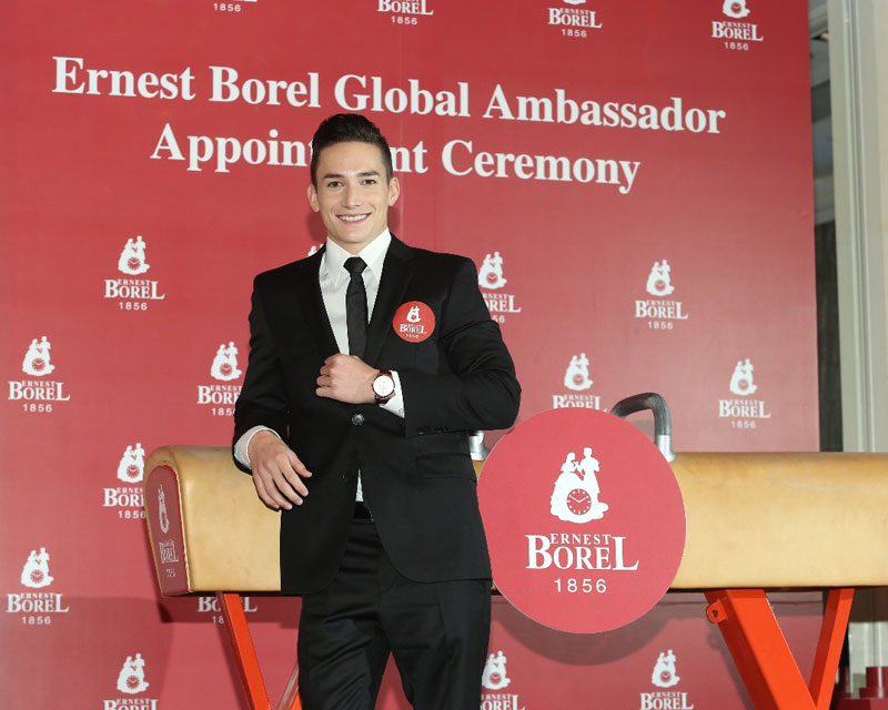 Prince of Gymnastics Marcel Nguyen Named as Global Ambassador of Ernest Borel Welcome ceremony held 